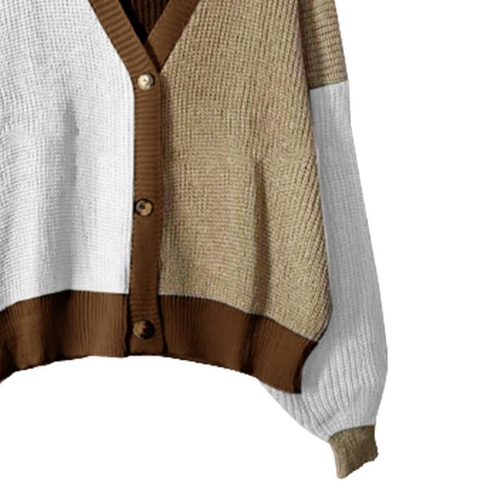 Vallina Cardigan Two Tone Eireen Cardy | Kardigan Rajut Twist Tebal Knit Cardie Wanita Cardi Knitt K