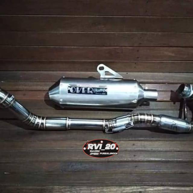 Knalpot klx dan crf over