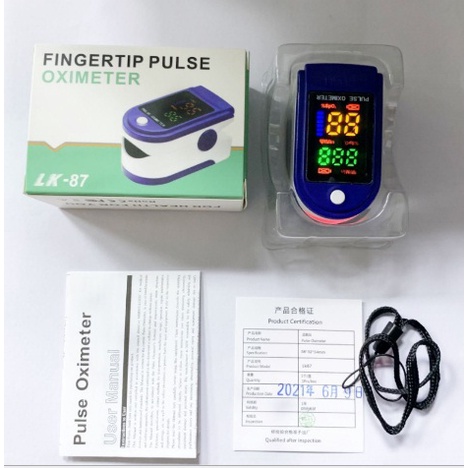 Oxymeter Pulse Oxymeter Fingertip | Alat Pengukur Oksigen Dalam Darah