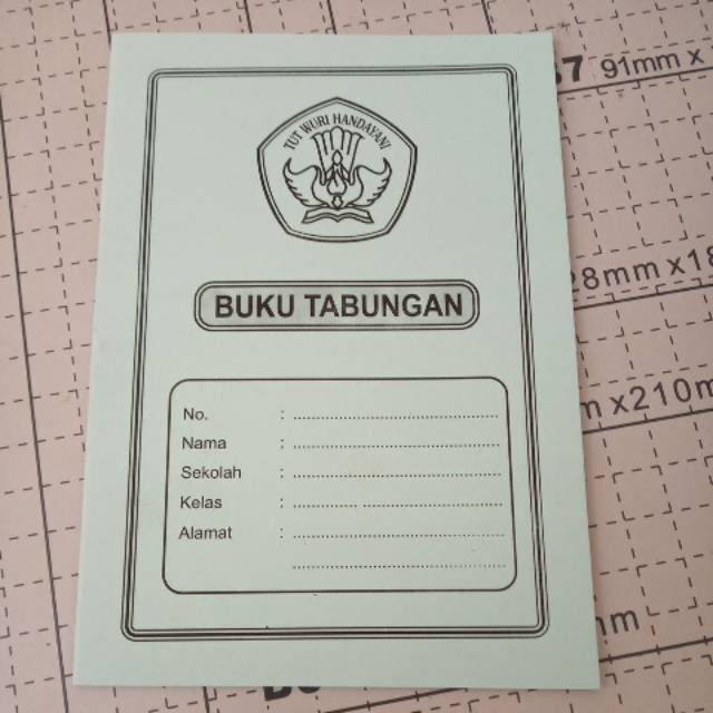 

buku tabungan isi 4 pcs