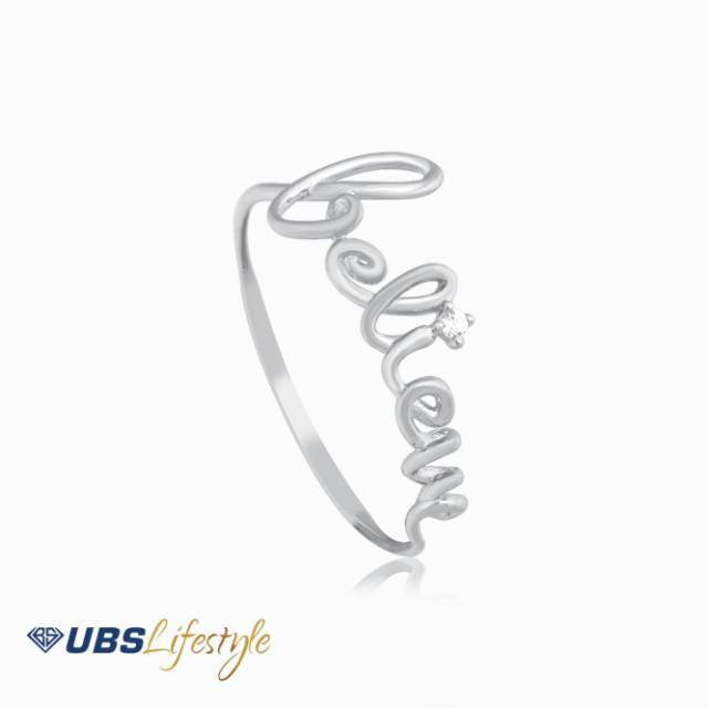 CINCIN EMAS PUTIH UBS LINEA WISH LIMITED EDITION - 750 PUTIH - CC15468