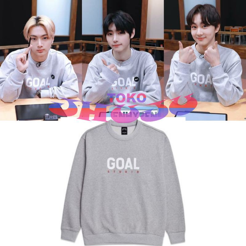 Basic Sweater Enhypen style Goal sablon depan