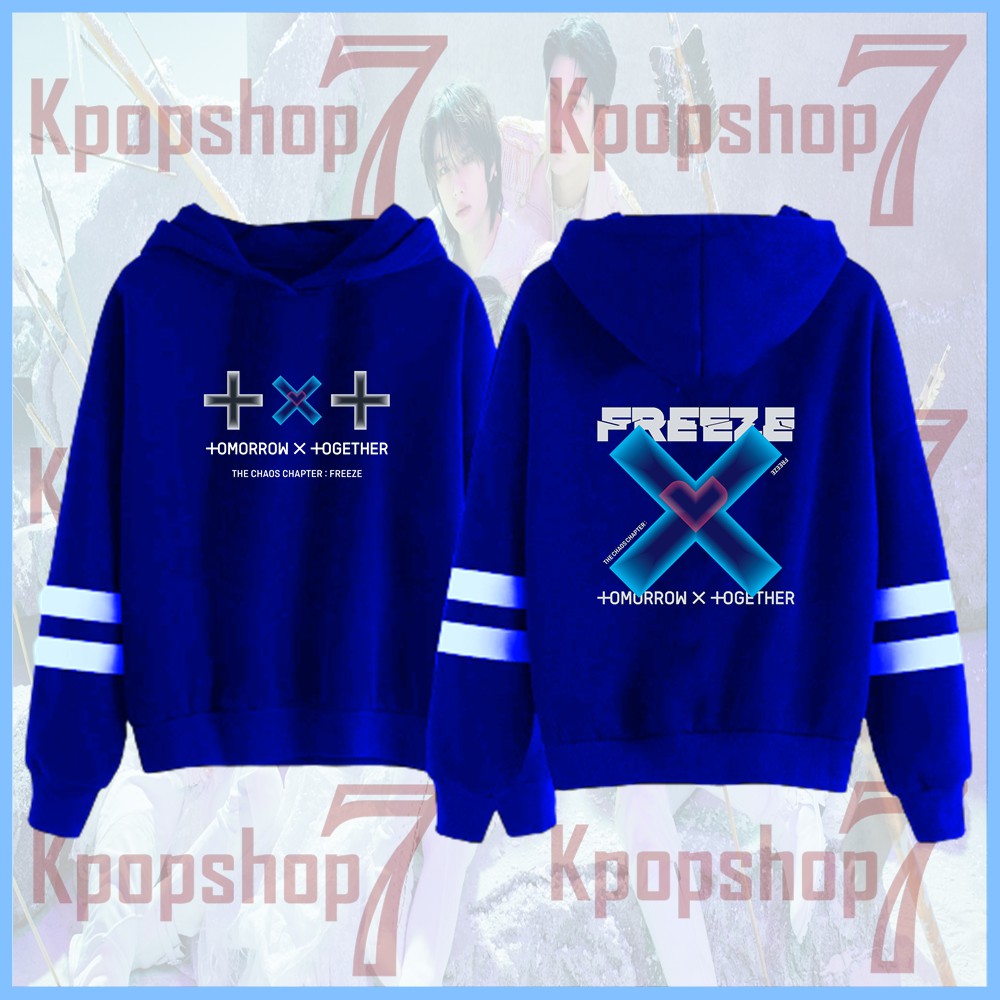 Jaket txt hoodie txt hodie txt tomorrowxtogether freeze untuk anak, remaja, dewasa