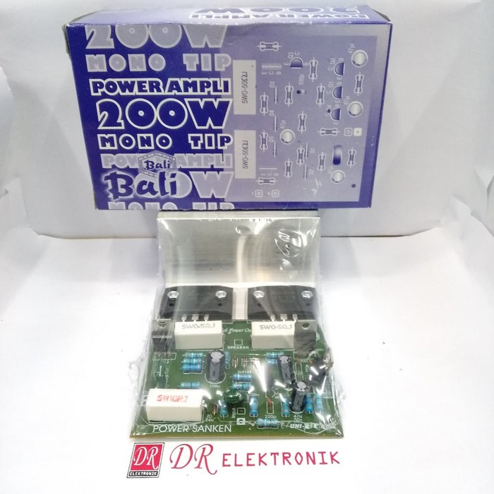 Kit Power Ampli Amplifier SANKEN mono tip 200w watt bali