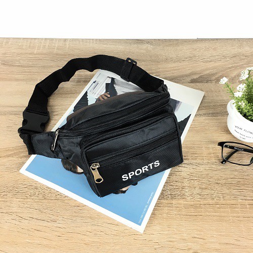 GI 7708 RISCE TAS WAISTBAG UNISEX IMPORT JAKARTA batam pinggang COWOK CEWEK WANITA PRIA PEREMPUAN