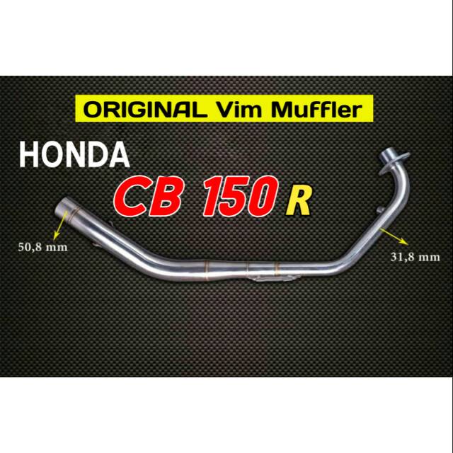 Header knalpot CB 150 R bending. Leher knalpot bending CB 150 R