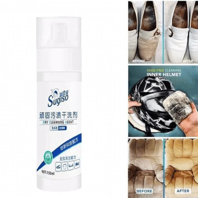laristerus79 SUGISO Waterless Clothing Cleansing Semprotan Pembersih Tanpa Air pembersih sofa pembersih helm pembersih sepatu pembersih tas kulit S014