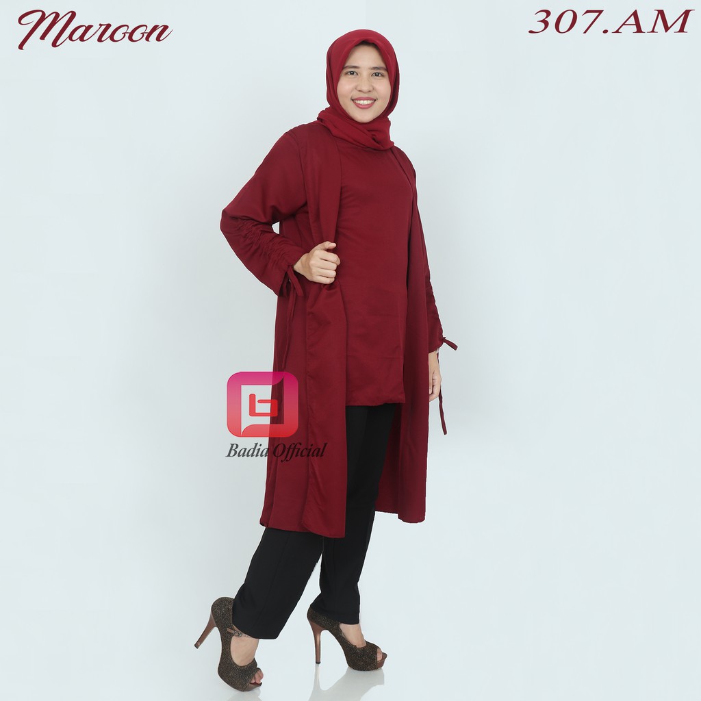 tunik sabyan semi outer plus blouse sabian muslimah syari wanita premium