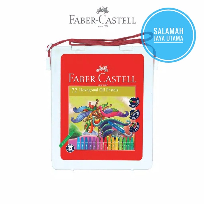

(TERLARIS) Crayon / Oil Pastel Faber Castell 72 Warna