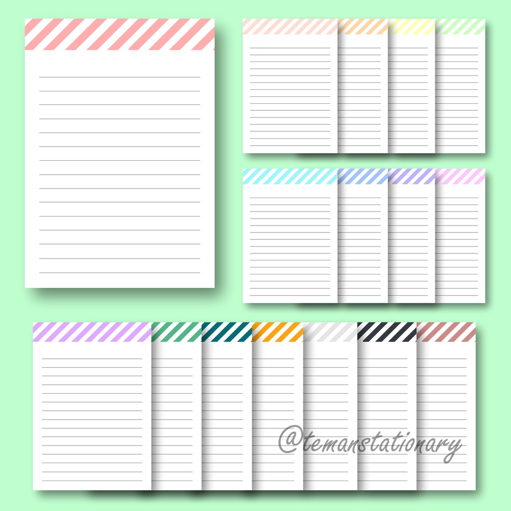 

Notes / Catatan Loose Leaf Motif Poni Kertas Binder A5 100gsm 20 Lubang Isi Binder