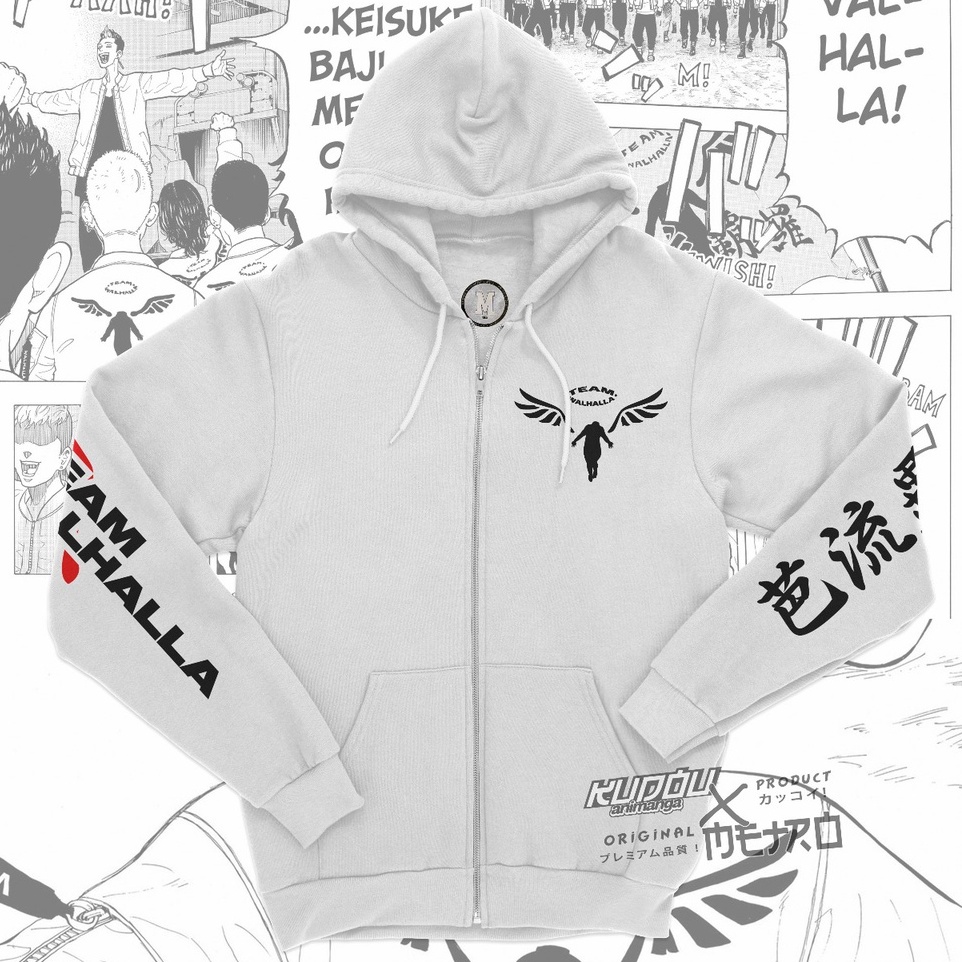 Kudou x Metro - Jaket Team Valhalla Tokyo Manji Anime Tokyo Revengers Manga