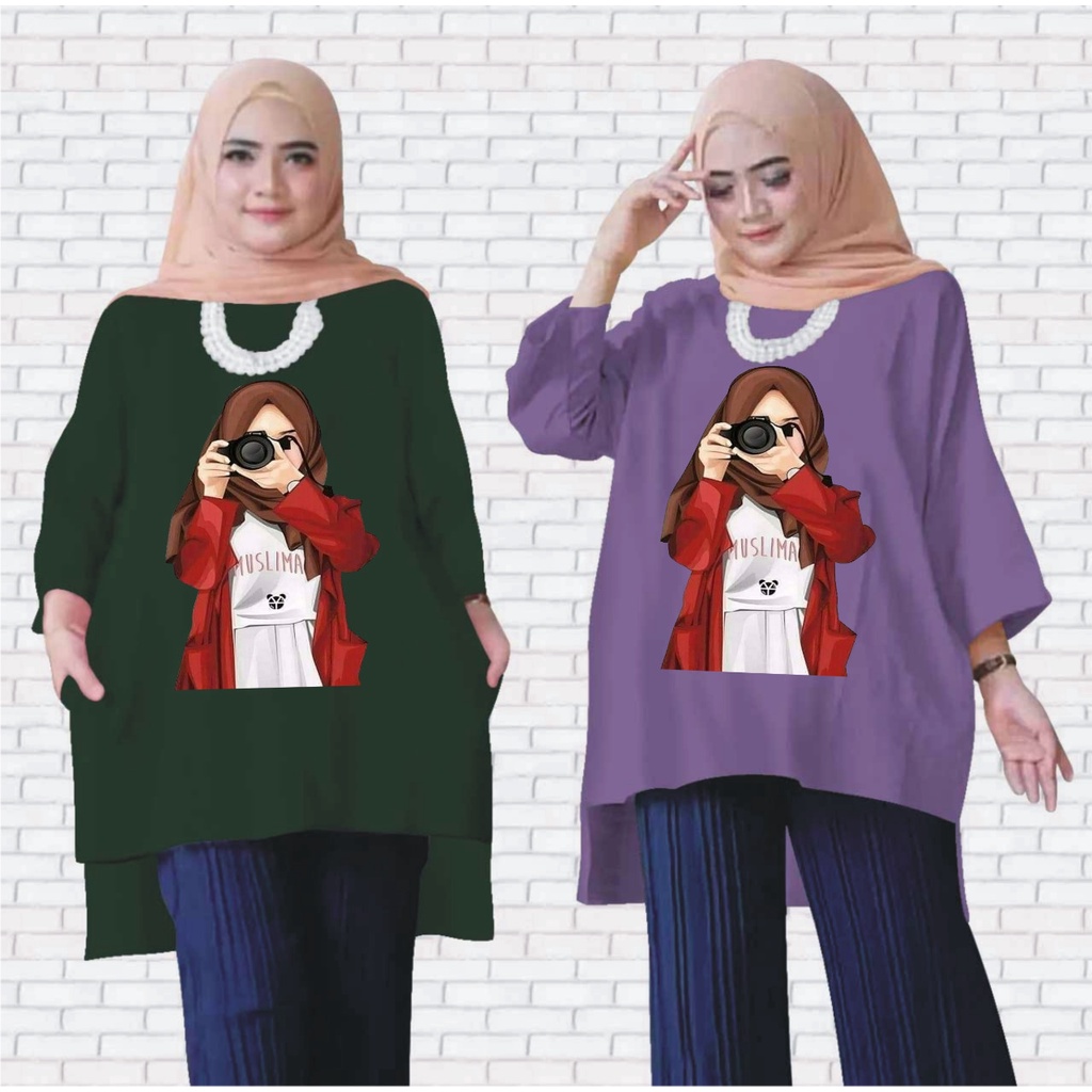 TUNIK KAOS WANITA/ TUNIK DEWASA JUMBO LD 130/TUNIK VIRAL 2022/KAOS OVERSIZE SUPER JUMBO/SABLON DTF PRESS