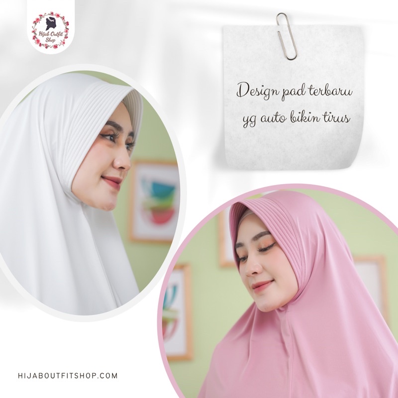 Bergo Qanita / bergo daily pad antem