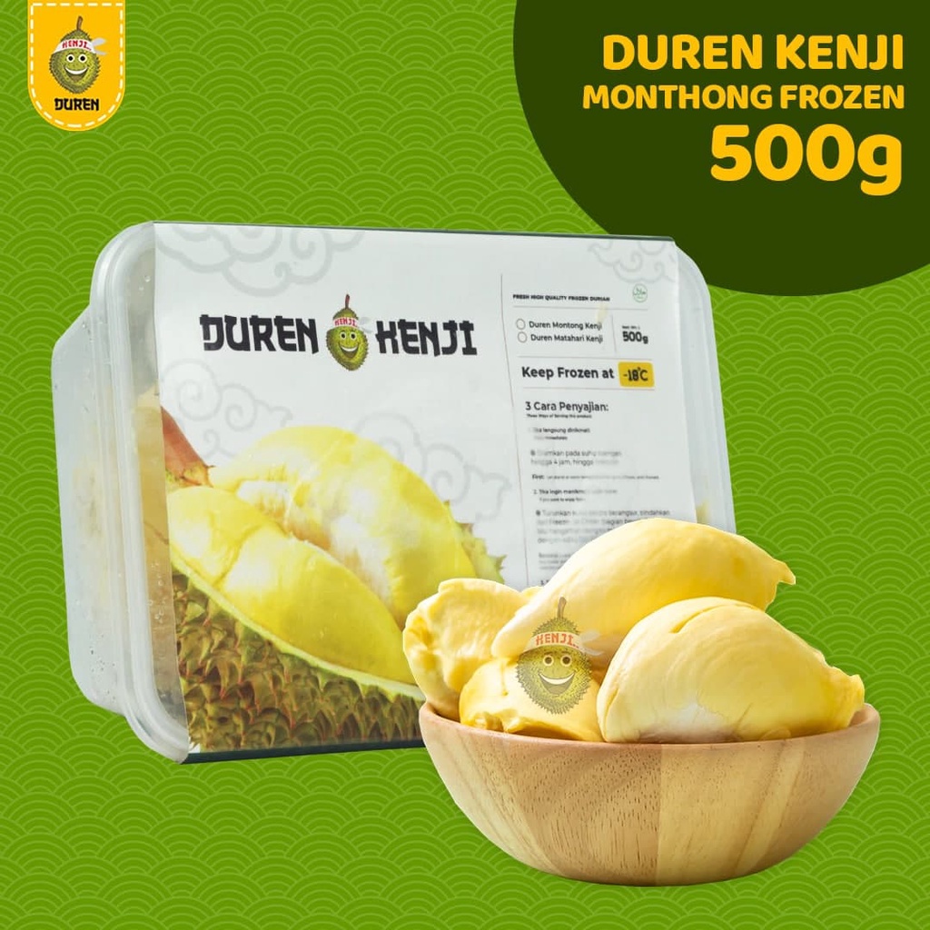 

Duren Montong Kenji Frozen 500gr 100% Manis & Legit Kualitas Premium