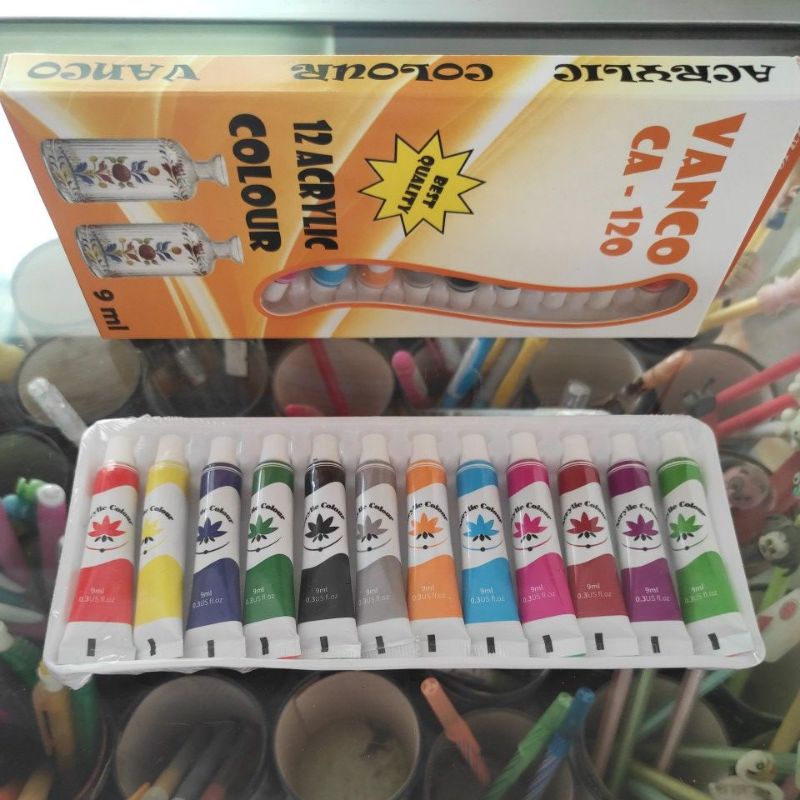

Cat Air ACRYLIC COLORS 12 warna