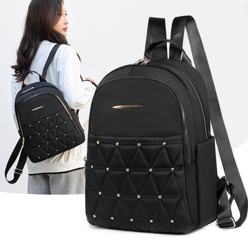 TAS RANSEL WANITA KOREA BACKPACK IMPORT ANTI AIR HITAM SPEEDWAY TA476B5 GENDONG PUNGGUNG CEWEK SEKOLAH KULIAH KERJA BESAR MULTIFUNGSI BATAM PREMIUM BRANDED REMAJA KEKINIAN