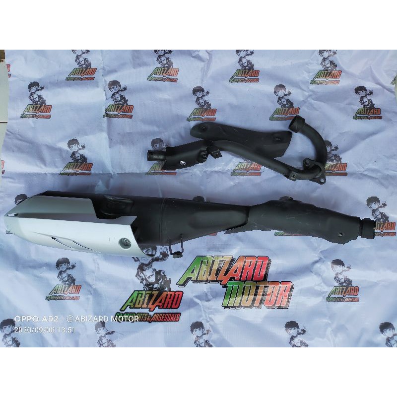 knalpot standar Honda CRF second original suara standar