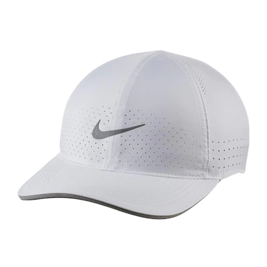 Topi Nike Dri-FIT Aerobill Featherlight Perforated White Cap DC3598-100 Original 100%