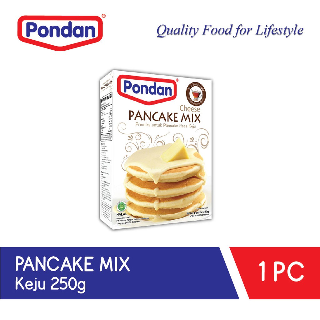 

Pondan Pancake keju 250gr