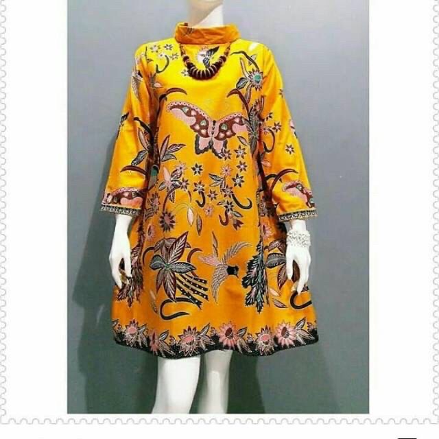Tunik Batik Cantik Uj Kupu-kupu Exlusive