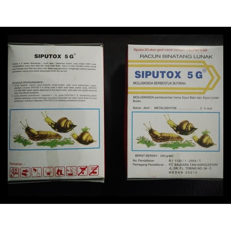 Pembasmi Hama Siput/Keong (Siputox 5G) Bermutu