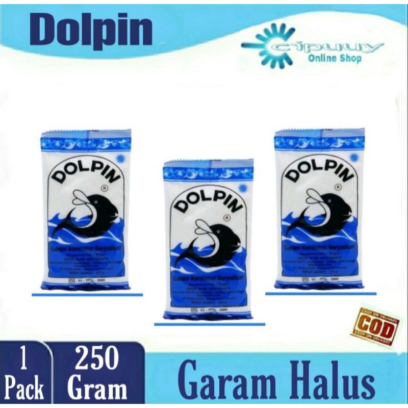 

Garam Dolpin Garam Halus Beryodium 250 gram