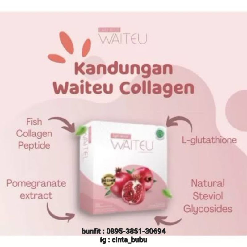 

Waiteu Collagen Drink Minuman KesehatanPILIHAN JUDUL : (Waiteu)1.WAITEU Minuman Collagen Pemutih Paket Pemula 2 Box2.WAITEU COLLAGEN DRINK ORIGINAL 3.Laili Waiteu 150gr Collagen Drink | Minuman Collagen DrinkLaili Waiteu Collagen |Minuman Kecantikan