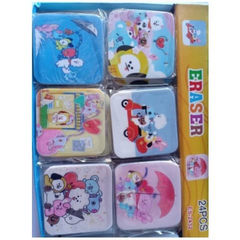 

Penghapus Pensil motif BTS BT21 Lucu / Eraser pencil / Penghapus