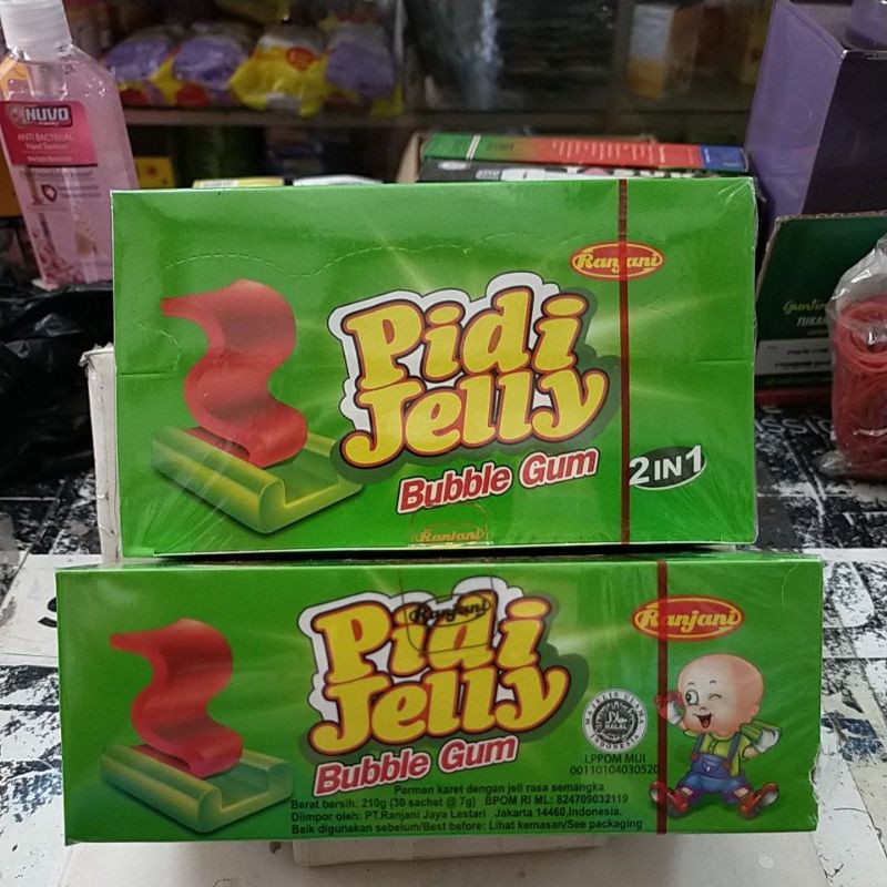 

Pidi Jelly Bubble Gum 7g x 30set