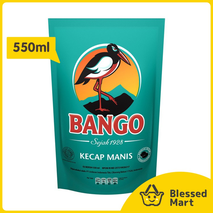 

Kecap Bango Refill / Kecap Manis Cap Bango Isi Ulang 550ml