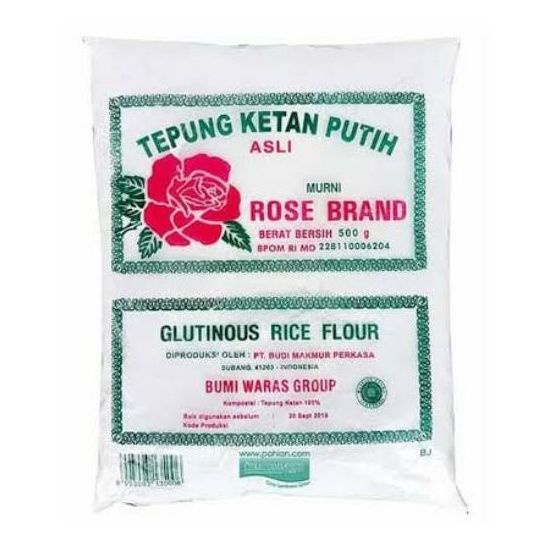 

hbt204tt Tepung Ketan Putih Rose Brand 500 Gram Da01D100