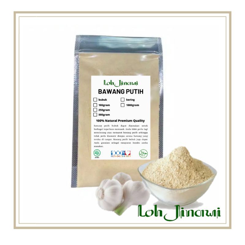 

Bawang putih bubuk 100gram garlick powder asli tanpa campuran
