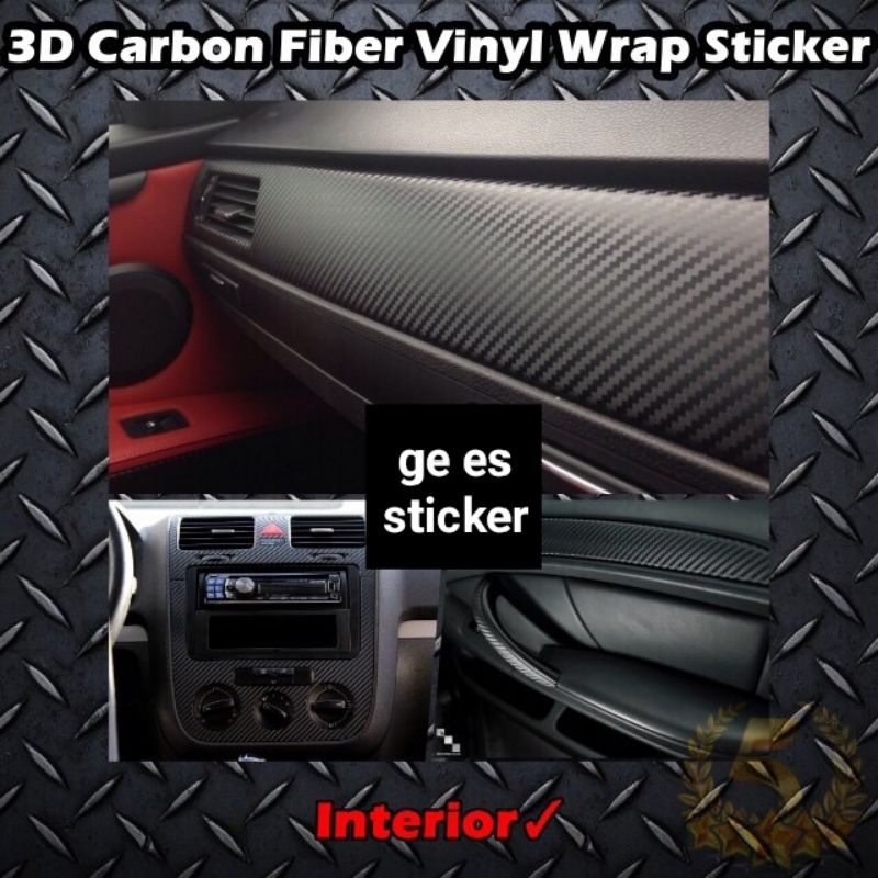 STICKER SKOTLET CARBON INTERIOR MOBIL