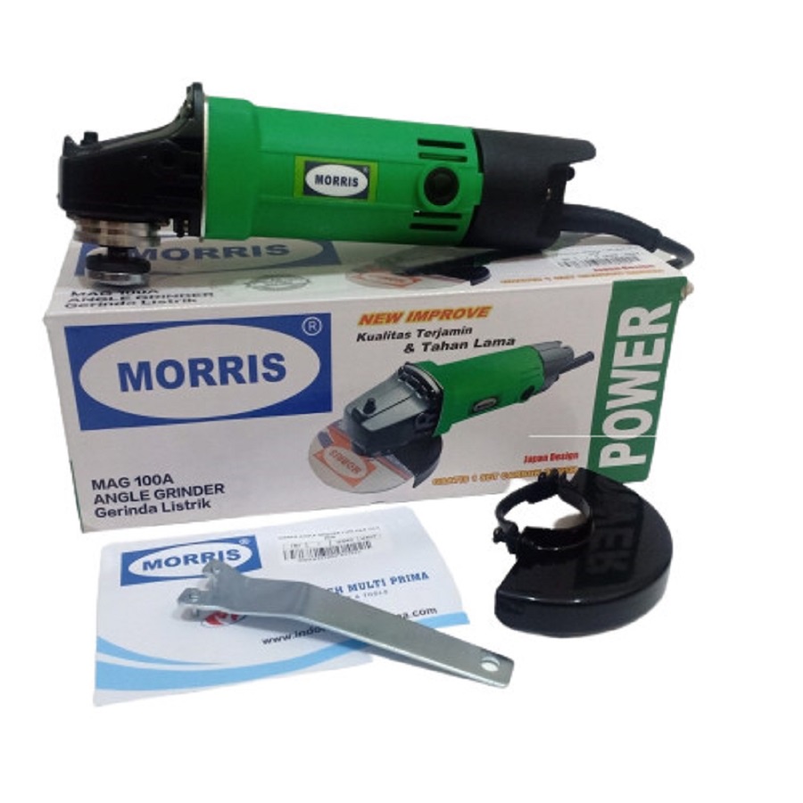 Mesin Gerinda Tangan MORRIS MAG 100 A 4inch Angle Grinder MAG100A 4IN