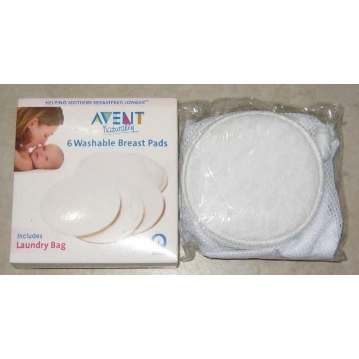 Avent Reusable Breastpad - Avent Penahan Asi Bocor Atau Rembes isi 6 Bisa Cuci Ulang