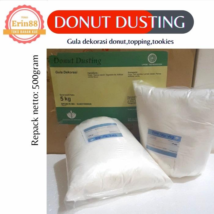 

Topping | Donut Dusting Haan / Gula Dingin Donat Dusting Repack 500Gr Kualitas Terbaik