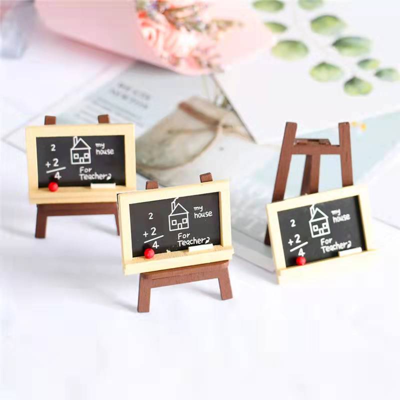 Cake Toper Miniatur Papan Tulis Topper Hiasan Kue Ultah BlackBoard