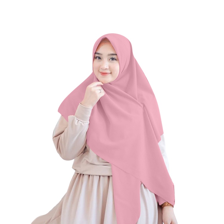 Jilbab Diamond Syari 130x130 Kerudung Segi Empat Hijab Jumbo Grade A Premium