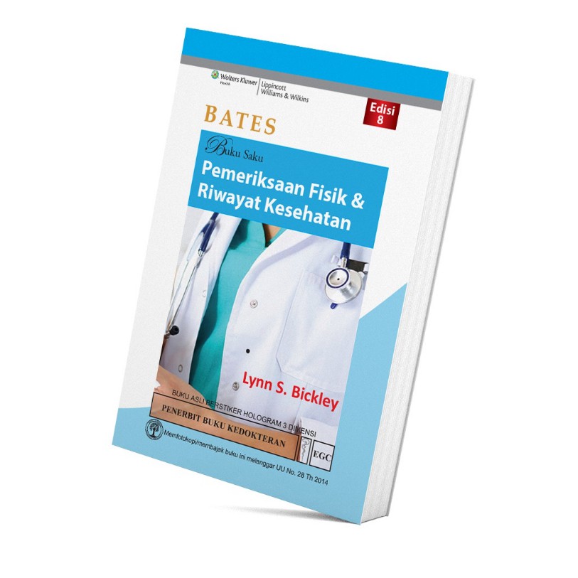BATES Buku Saku Pemeriksaan Fisik & Riwayat Kesehatan Edisi 8 Original  - EGC
