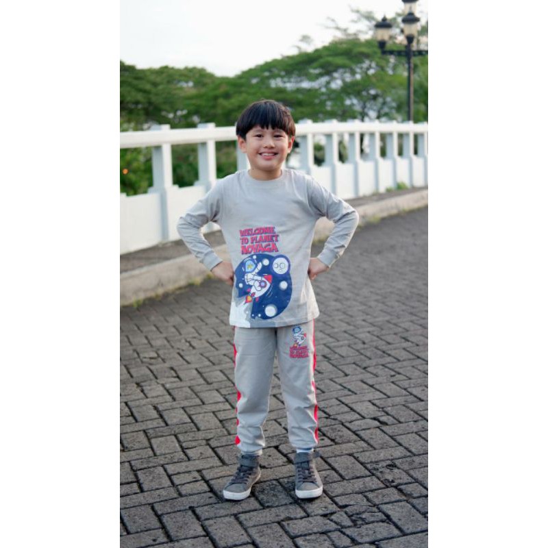 Piyama Anak Laki Laki Pajamas Anak Cowo Baju Tidur anak Unisex by Novaga