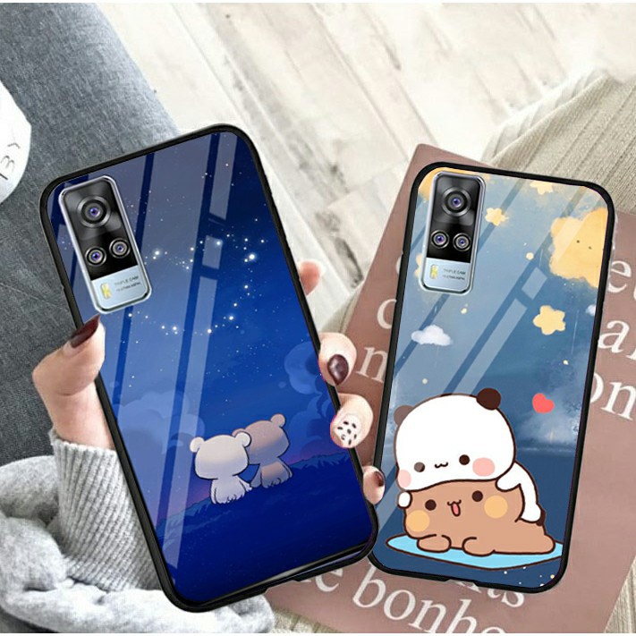 [CG222] Softcase Kaca Vivo Y51 2020 Y50 Y12 Y20S Y91 Z1PRO V5+ Y15 Y30 Y12S Y1S Y71 - Casing Hp Vivo-3