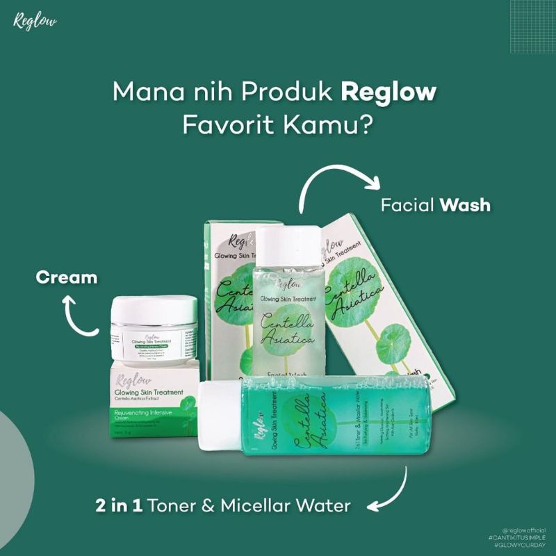 [ORI] REGLOW SERIES Glowing skin Treatment Original BPOM - RE GLOW / REGLOW SERIES Glowing Skin Treatment Original BPOM - RE GLOW