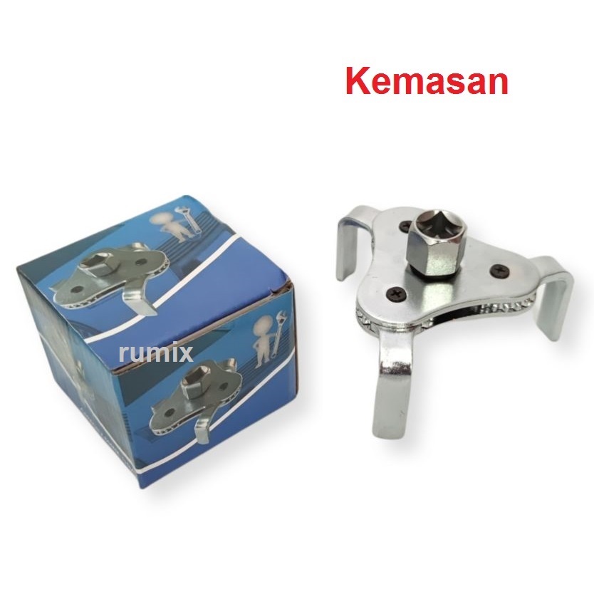 Kunci Filter Oli Filter Wrench Kunci Pembuka Filter Alat Perkakas Chrome Vanadium Steel 2 Arah 54-116mm