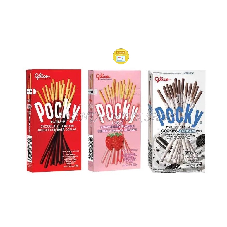 

Pocky 40g EXTRA BIG Stick Glico Biskuit Box 3 Varian Rasa