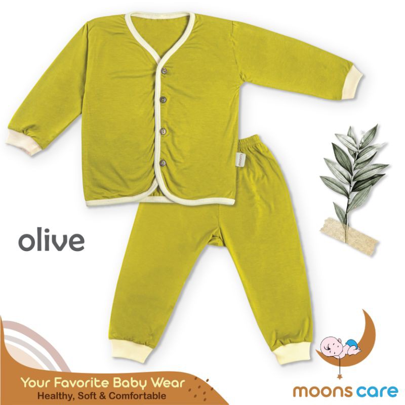 STELAN PANJANG POLOS KANCING MOONS/STELAN PANJANG BAYI/BAJU BAYI