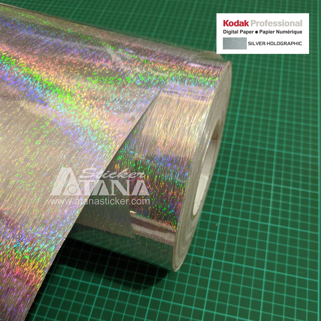 Kodak Professional Skotlet Hologram Bahan Cutting Stiker Print Holographic Pasir Vinyl Decal Glitter