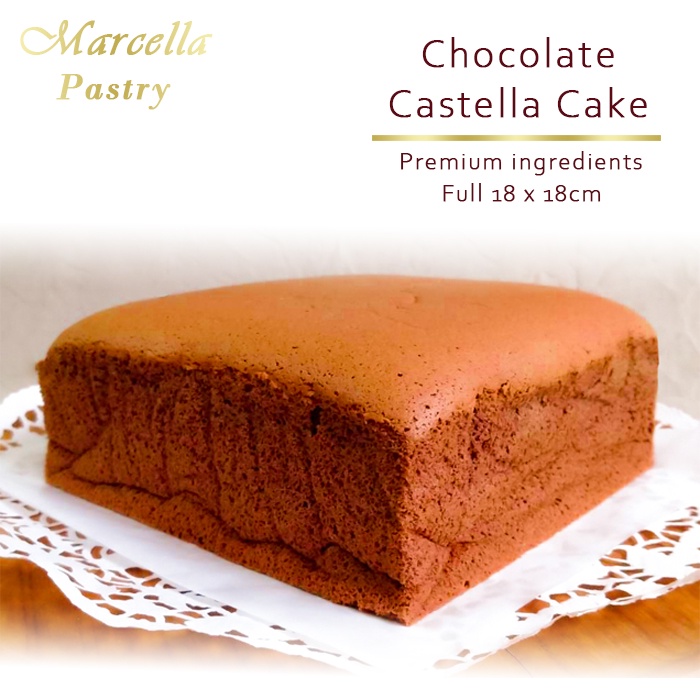 

Chocolate Castella Cake MARCELLA PASTRY premium