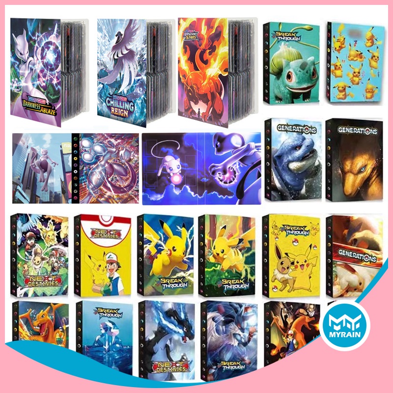 240pcs Buku Album Holder Kartu Pokemon CCG MTG Magic Yugioh Board Game