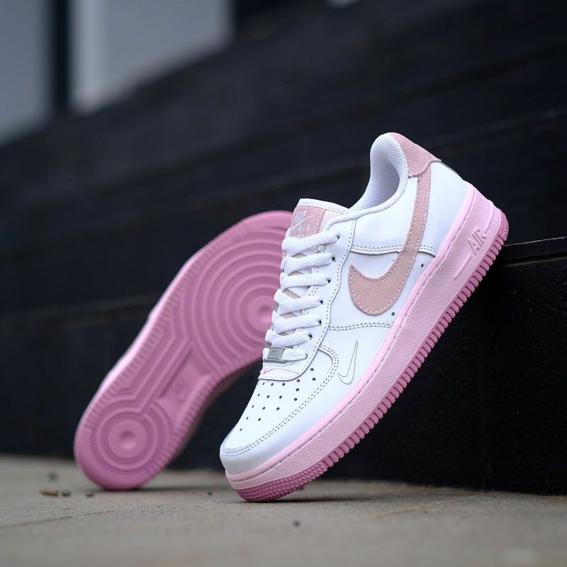 Nike air force 1 low white pink women