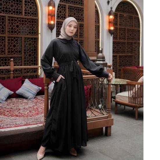 AZAYLA DRESS KOREAN STYLE LUCU CANTIK SIMPLE KEKINIAM 